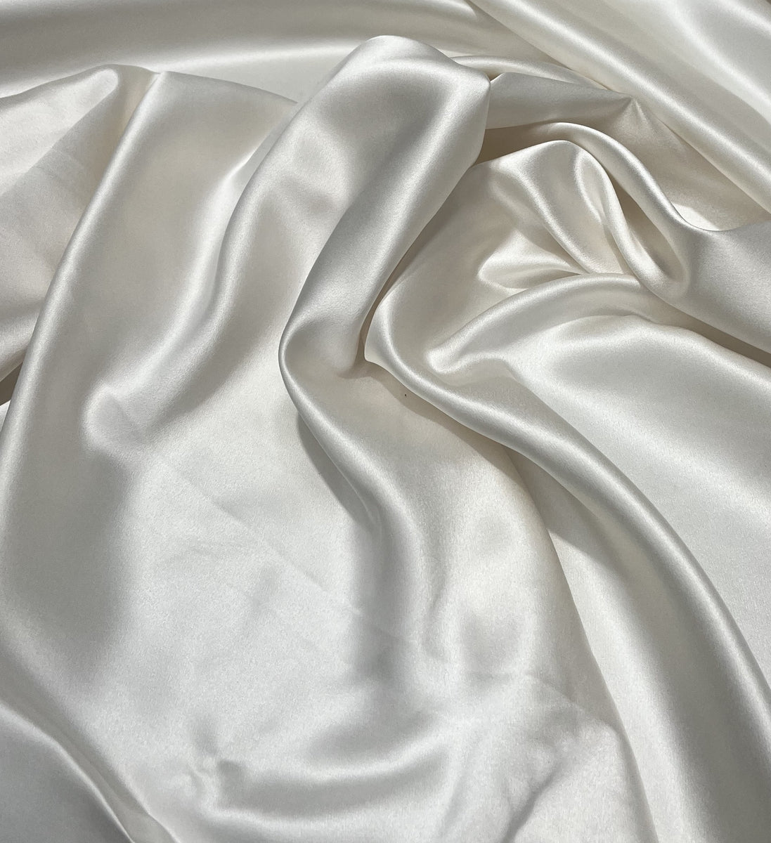 Silk Satin Cream Ivory Silk Trader
