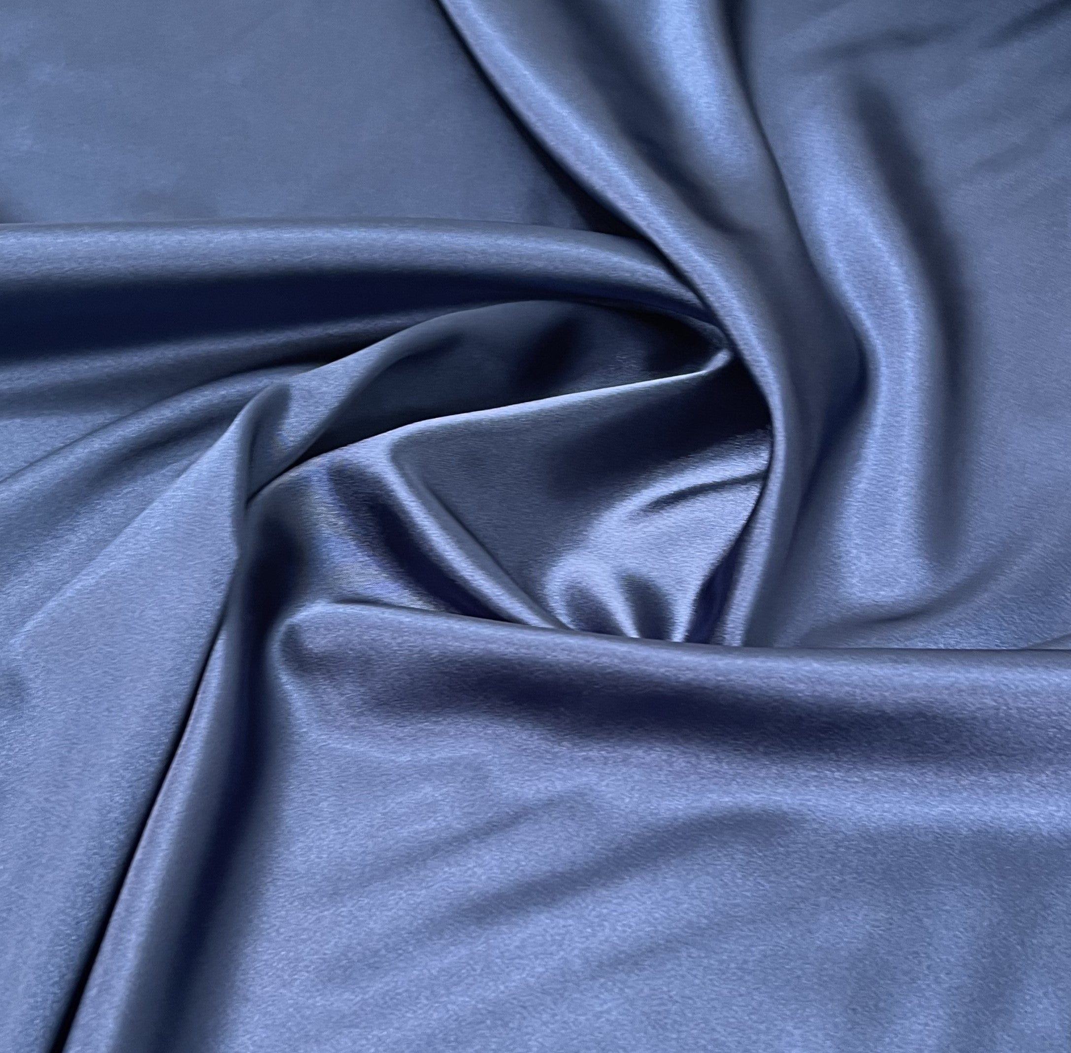 Polyester Stretch Satin Royal Blue